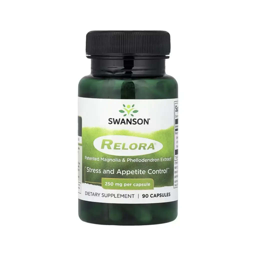 Swanson Relora, Control Del Estrés Y El Apetito, 250 Mg, 90 Cápsulas 