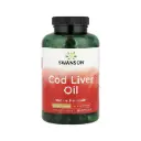 Swanson Aceite De Hígado De Bacalao, Salud Del Corazón Y El Cerebro 250 Cápsulas Blandas 