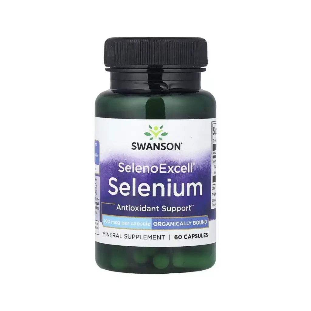 [087614020860] Swanson Selenoexcell, Selenio, Protección Antioxidante, Mcg, 60 Cápsulas 