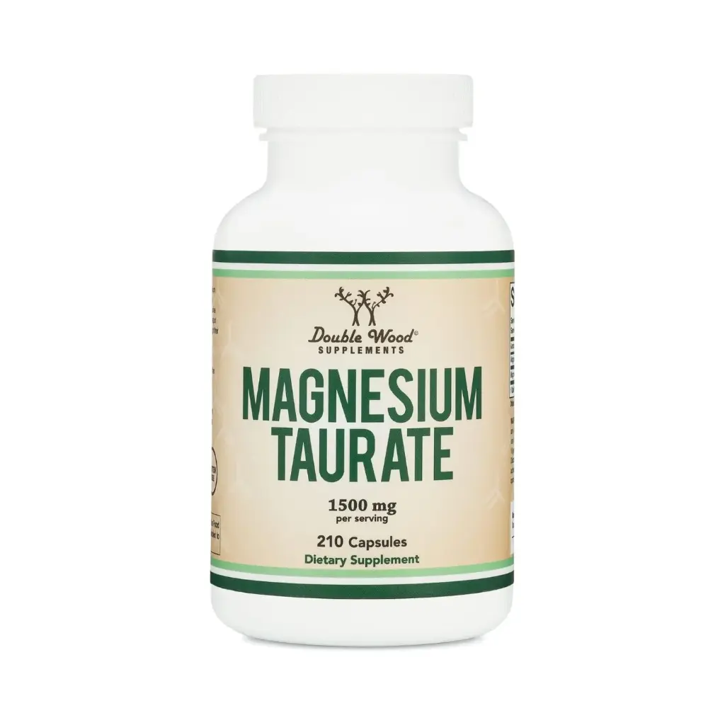 Double Wood Taurato De Magnesio 210 Caps 500 Mg