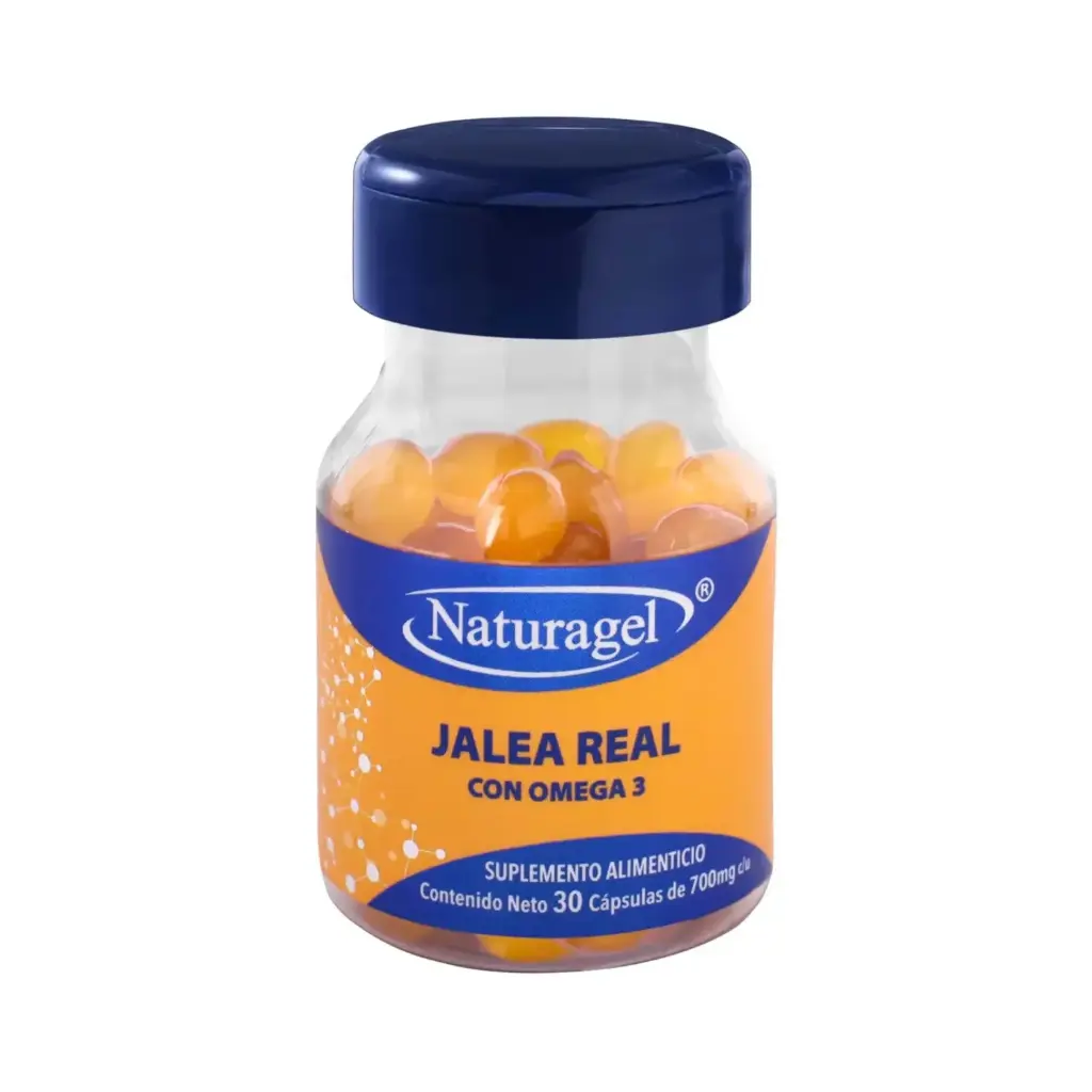 Naturagel Jalea Real Con Omega 3 30Caps 700mg c/u