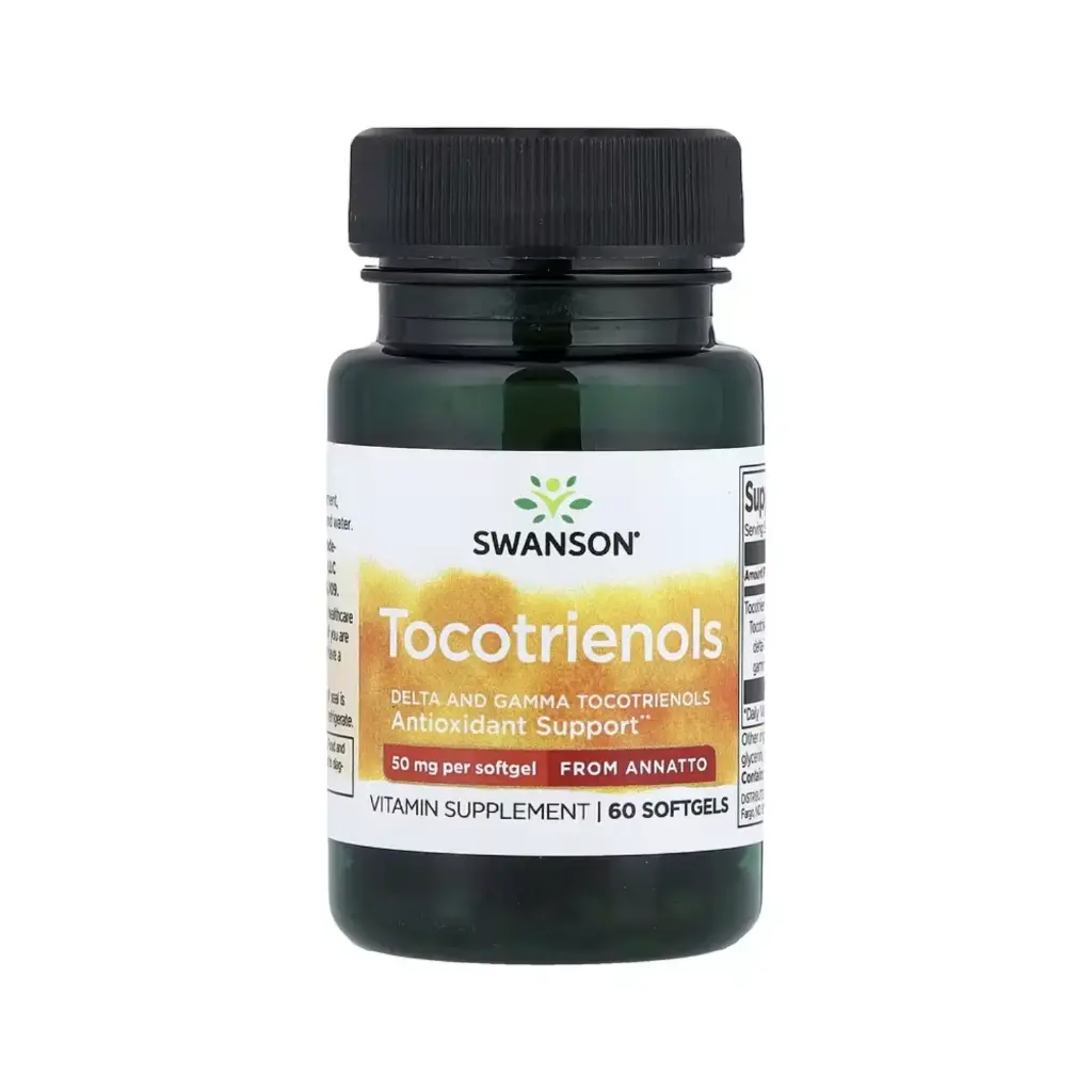 Swanson, Tocotrienoles Provenientes Del Achiote, Protección Antioxidante, 50 Mg, 60 Cápsulas Blandas 