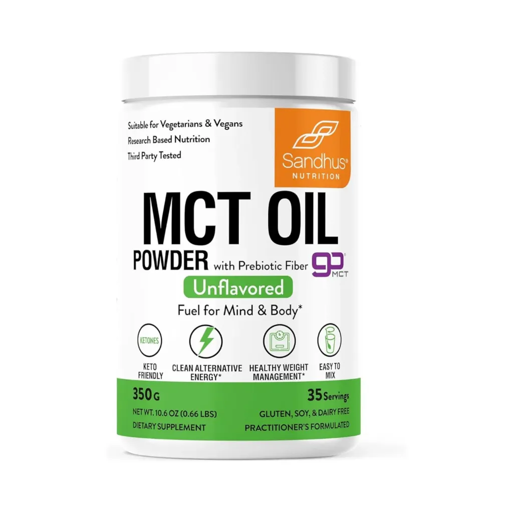 Sandhus Aceite Mct Con Fibra Prebiótica 350g - 35 Servicios