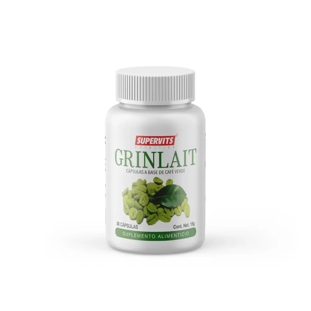 [cafeverdegrinlaits] Supervits Café Verde Grinlait Ltanis Extracto Grano Original 30 capsulas 
