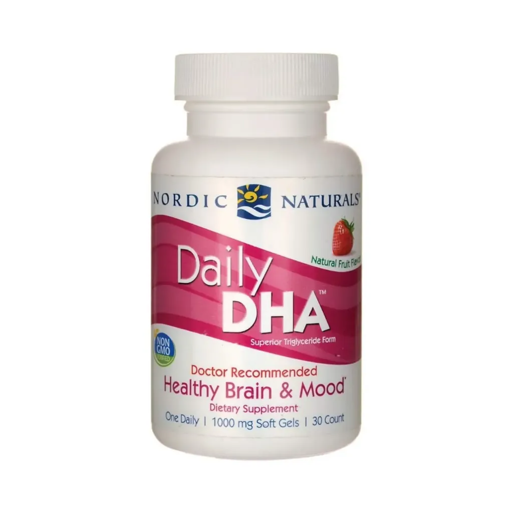 Nordic Naturals Suplemento De Dha Sabor Fresa 30 Capsulas 1000MG