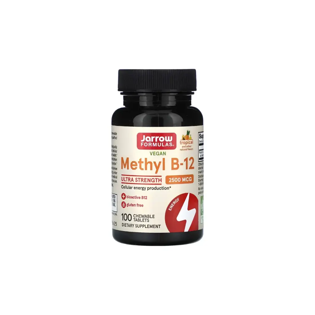 Jarrow Formulas Metil B-12 2500 Mcg, 100 Masticables