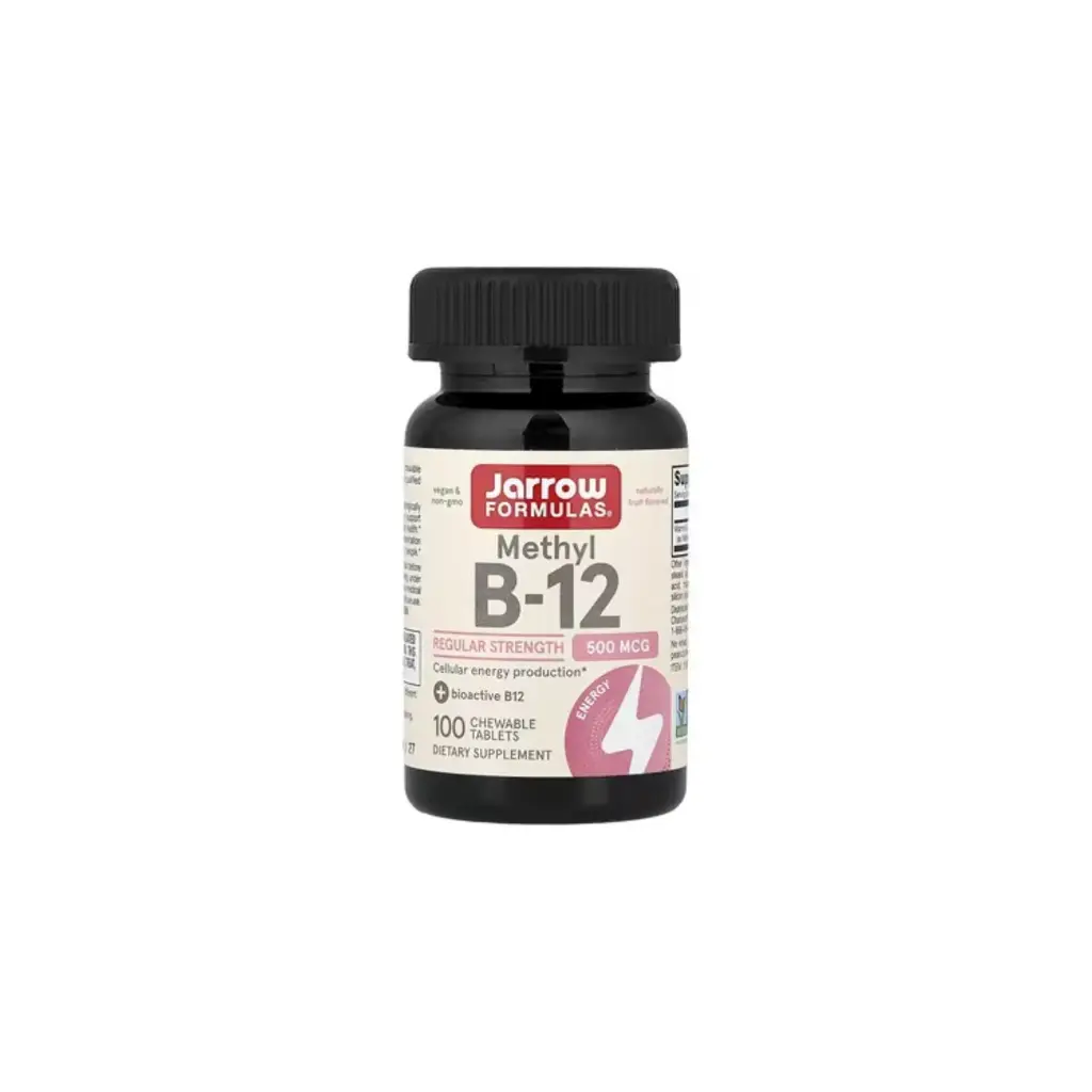 Jarrow Formulas, Metil B12  500 mcg, 100 masticables