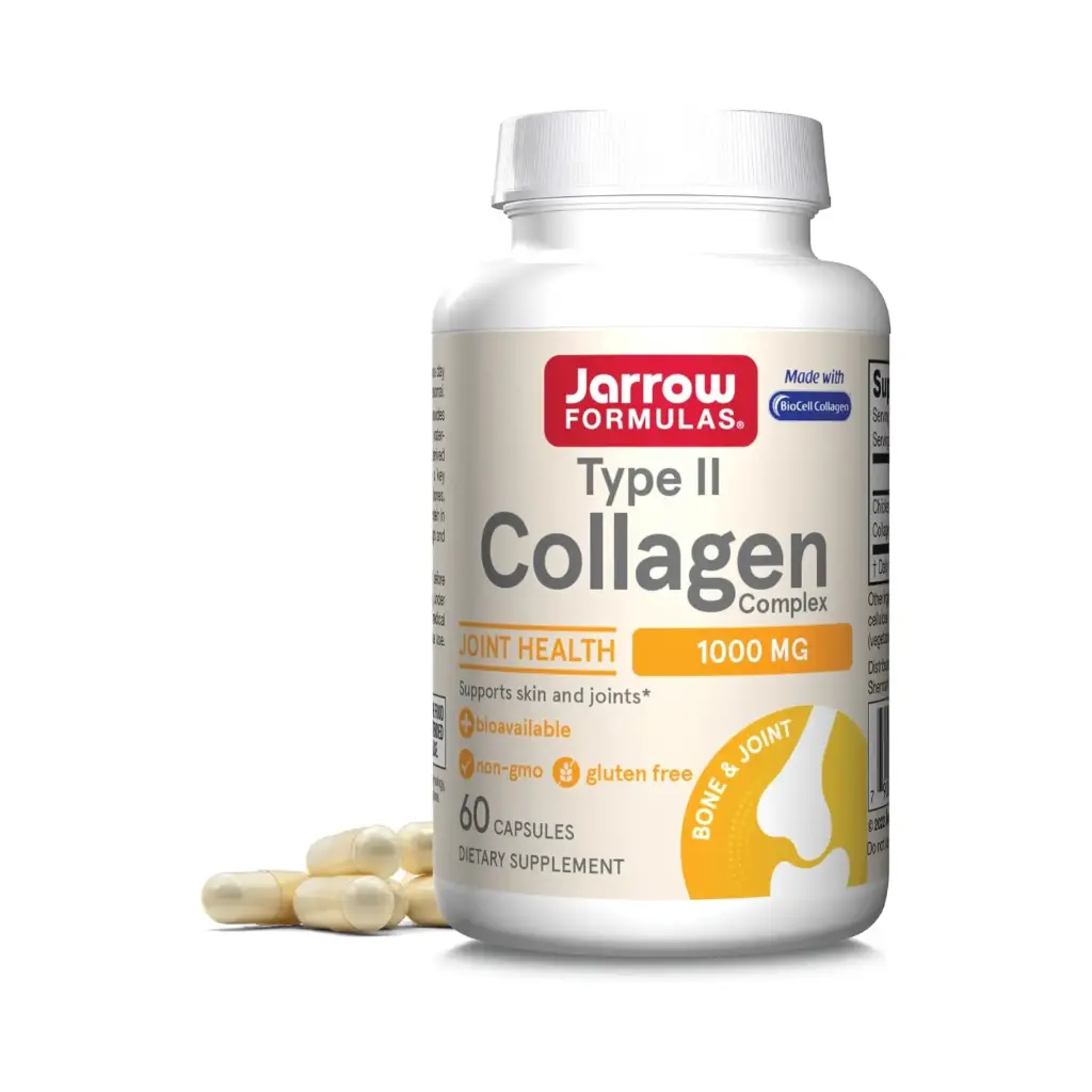 Jarrow Formulas Colageno Tipo2 1000mg 60 Cápsulas Piel, Huesos, Cartílagos, Hecho en USA
