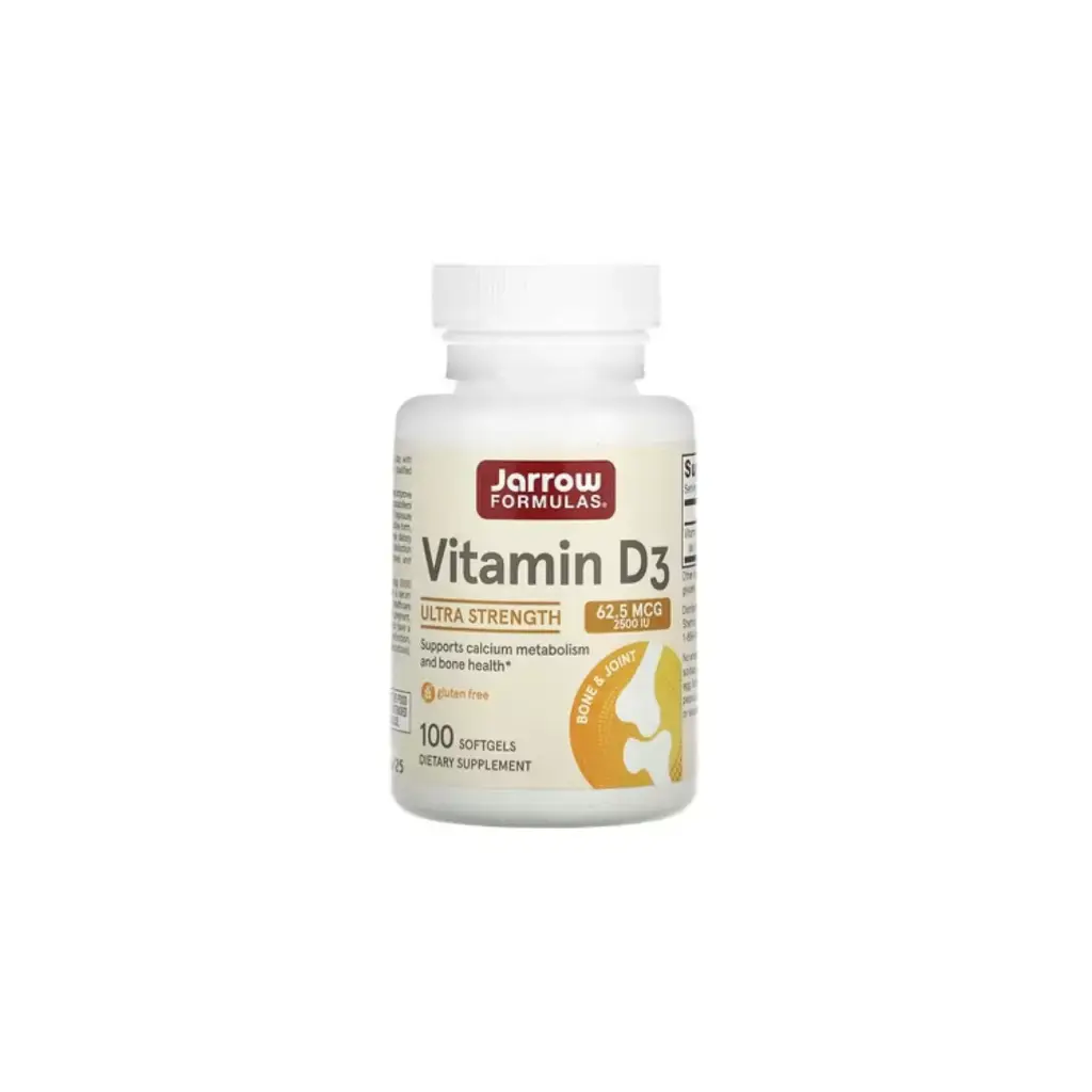 [790011290421] Jarrow Formulas Vitamina D3 62,5 mcg (2500 UI) 100 sgels