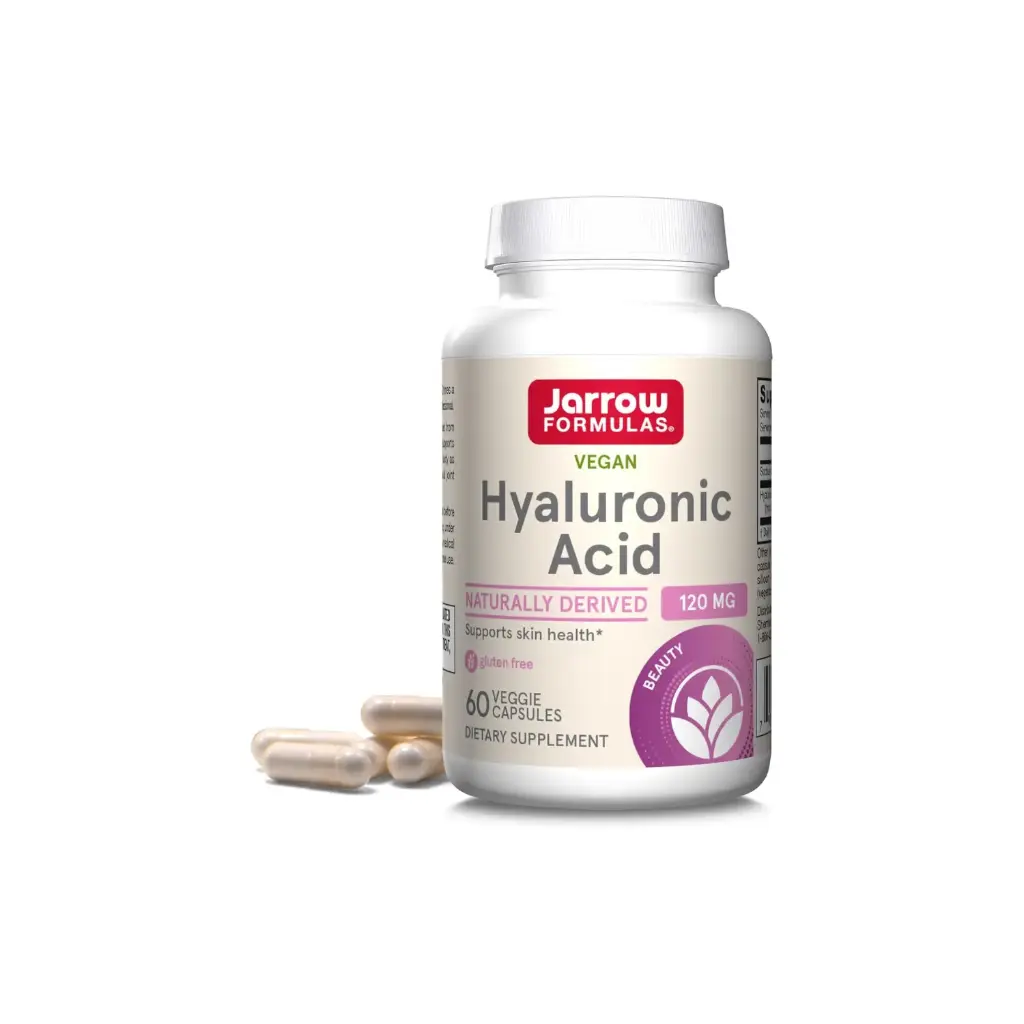Jarrow Formulas Ácido hialurónico vegano 60 mg 60 caps