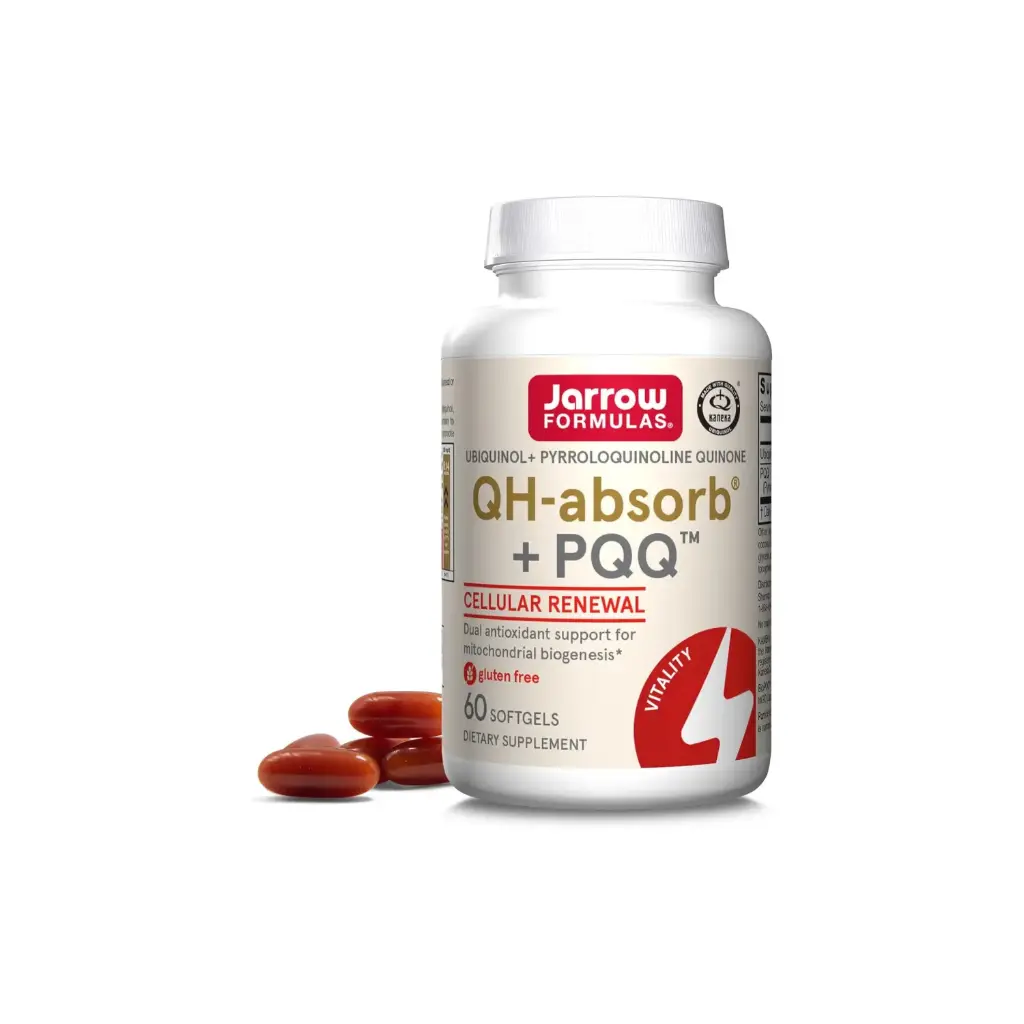 [790011060284] Jarrow Formulas Ubiquinol QH-Absorb + PQQ 60 capsulas