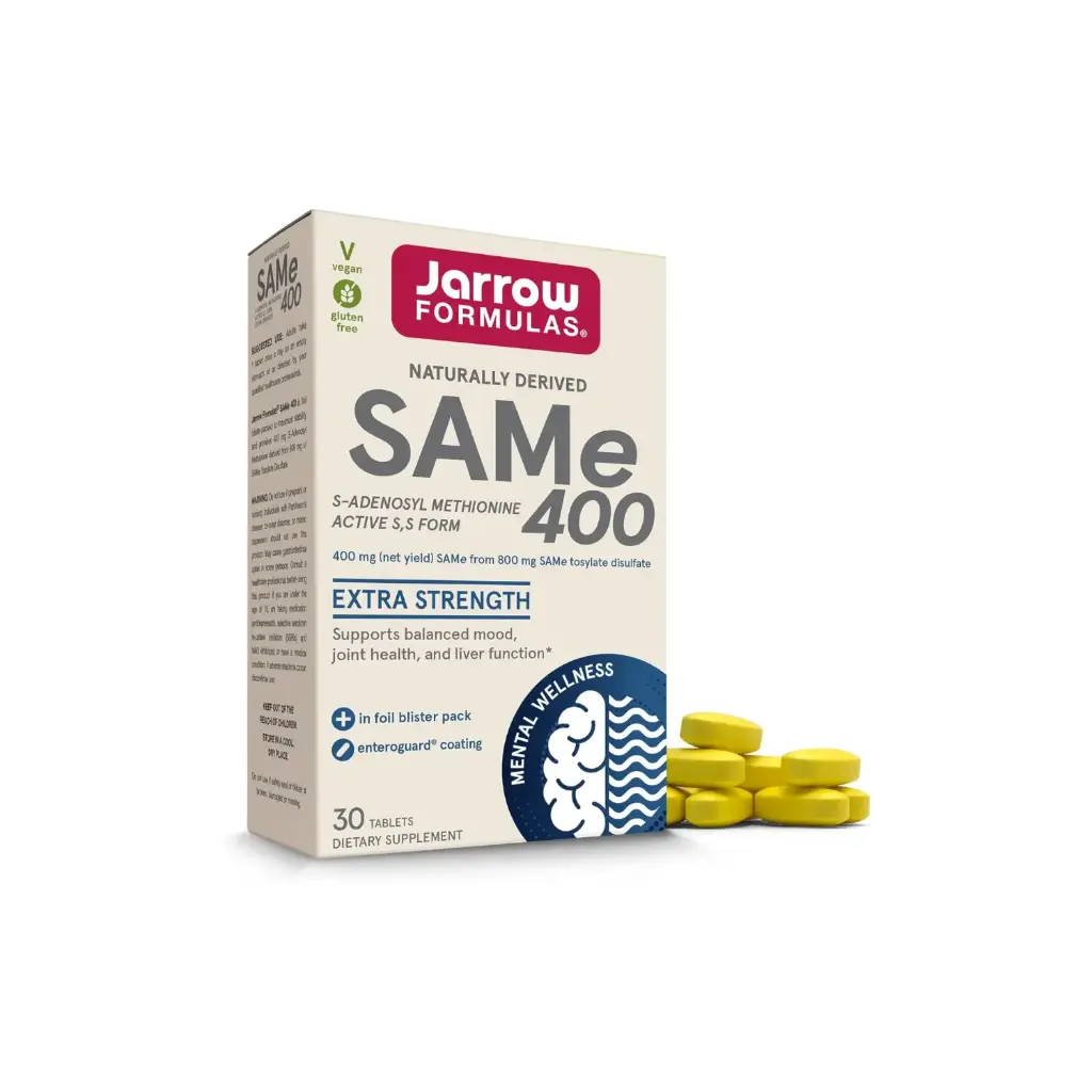 Jarrow Formulas SAMe tosilato de disulfato 400mg 30 tabs