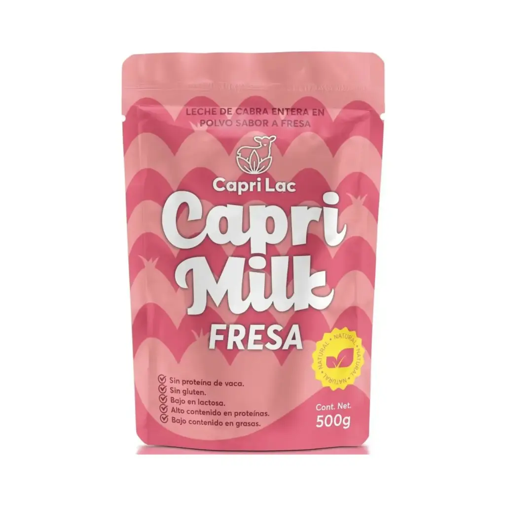 [CAPRIFRESA7500464948922] Capri Lac Capri Milk Leche De Cabra En Polvo 500g Fresa