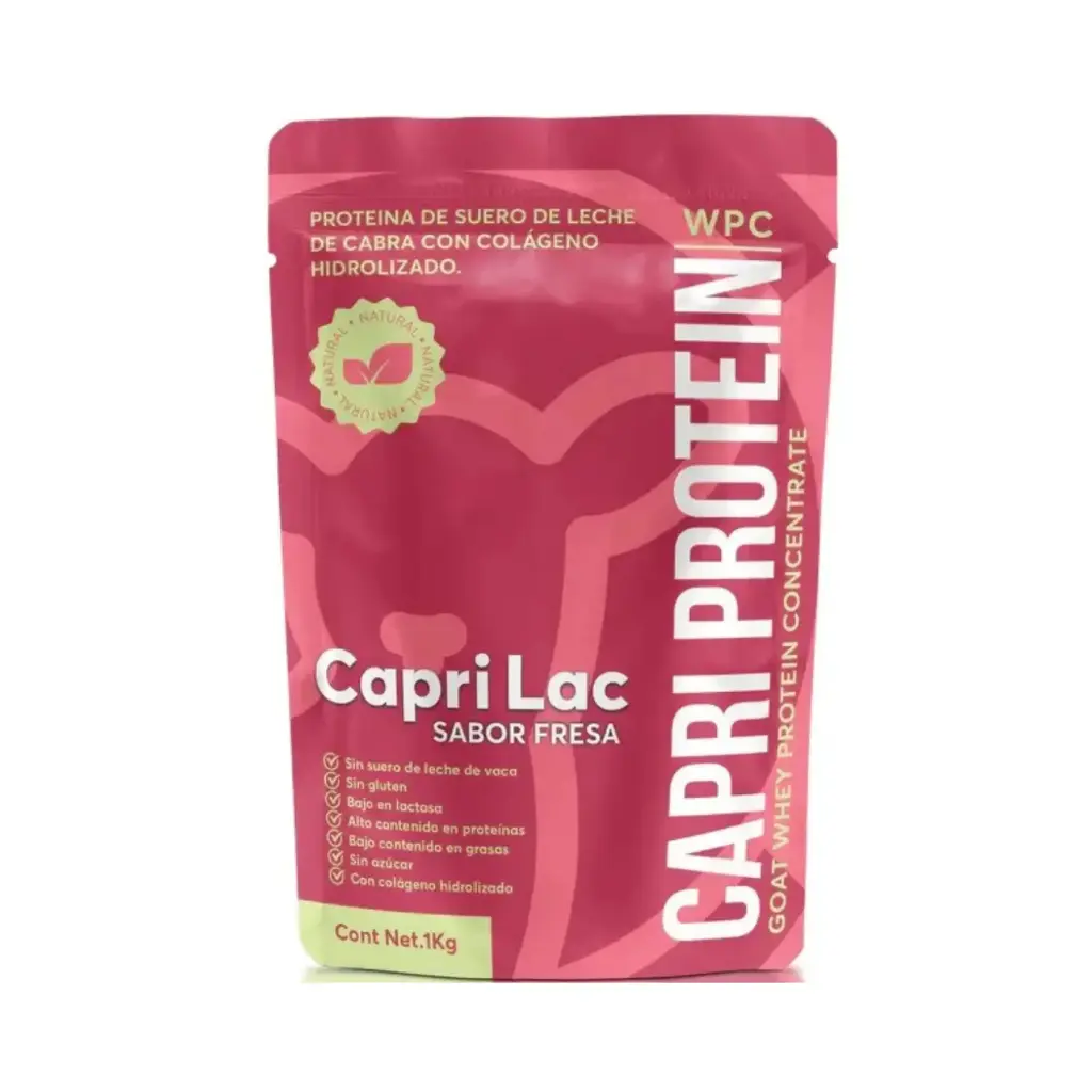 [7500464948946.] Capri Lac Colageno + Proteina De Leche De Cabra 1Kg  Fresa
