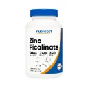 Nutricost - Suplemento alimenticio de Picolinato de Zinc 50 mg, 240 cápsulas sin gluten y sin OMG