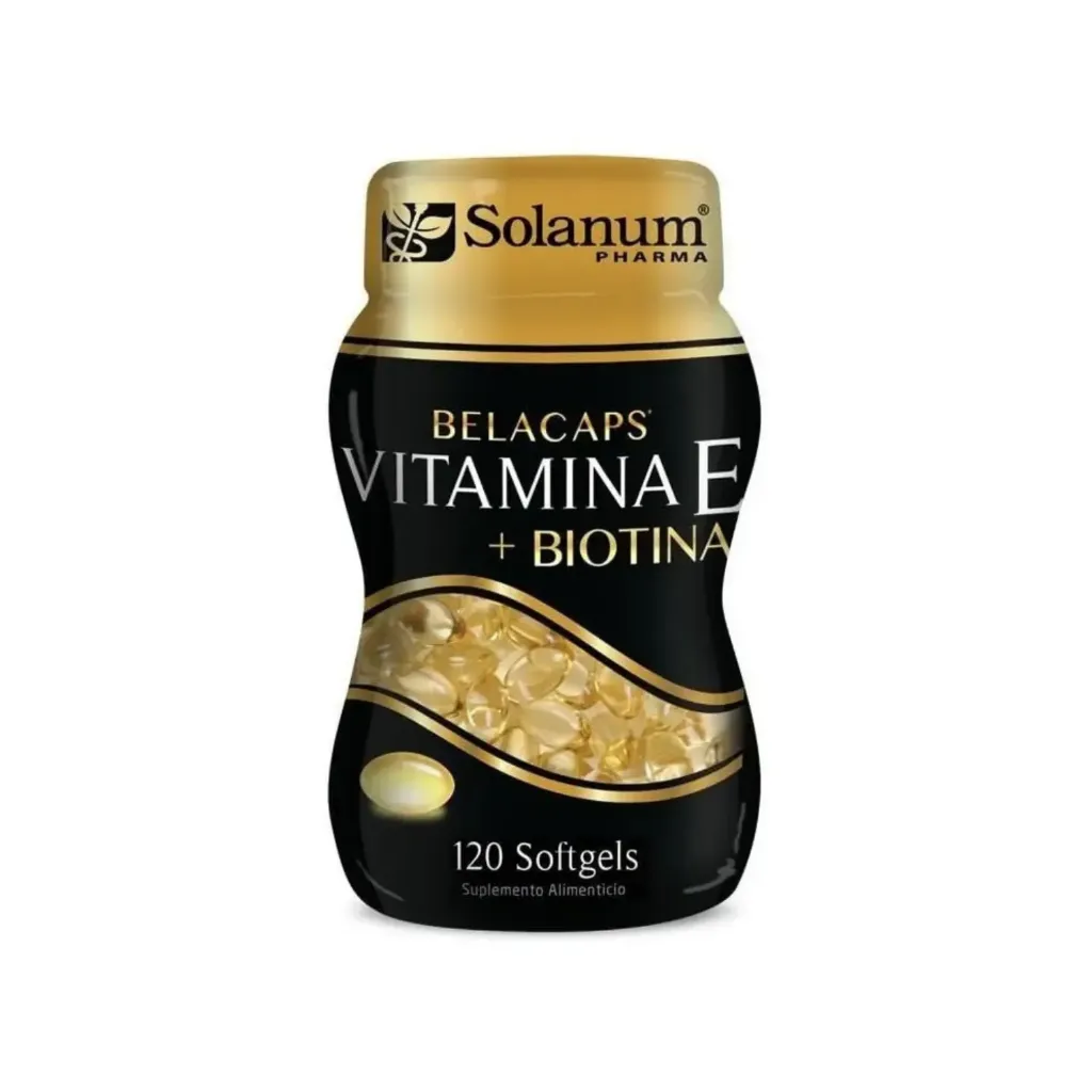 SOLANUM VITAMINA E + BIOTINA CON 120 CAPSULAS