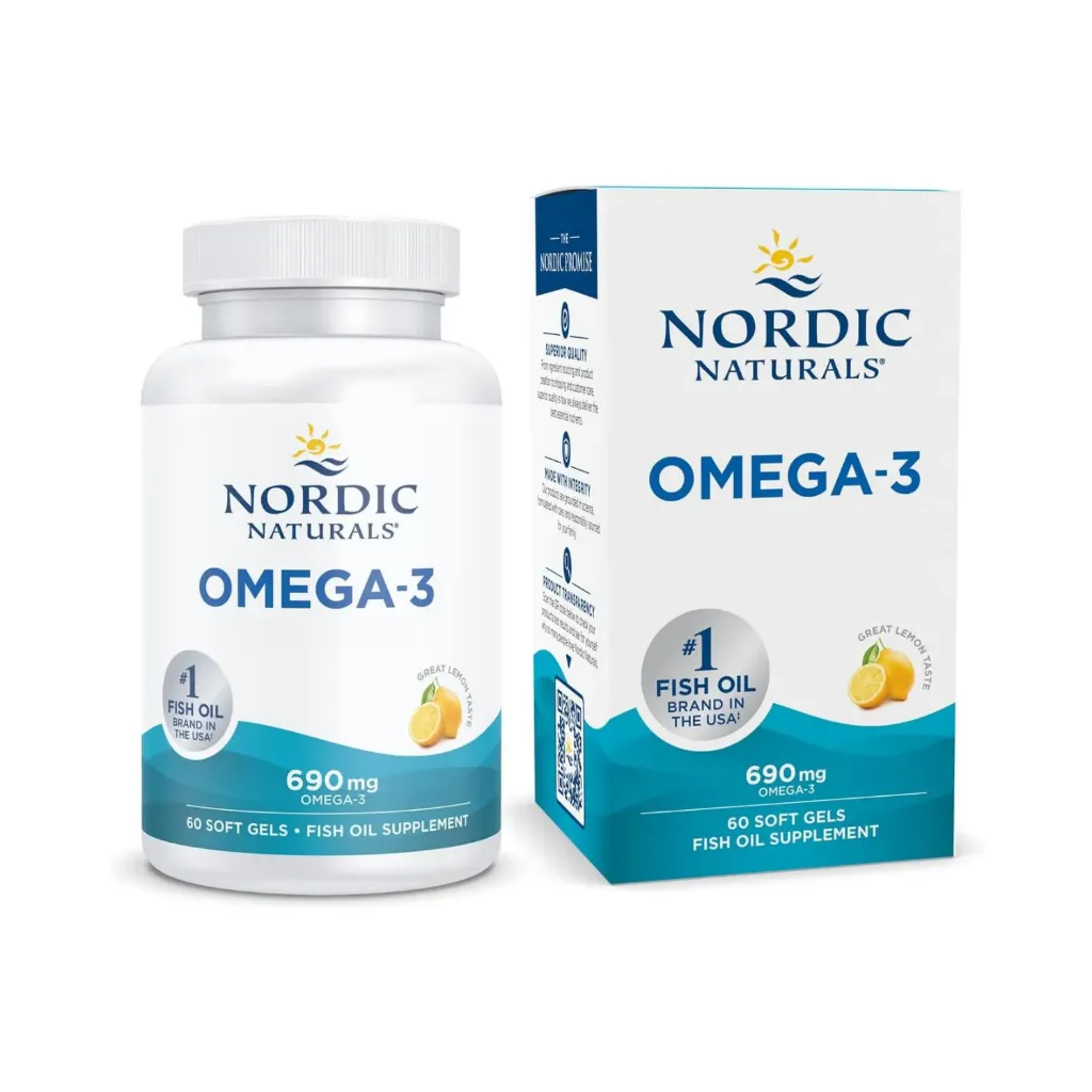 Nordic Naturals Omega-3 60 Capsulas 690mg Sabor Limon