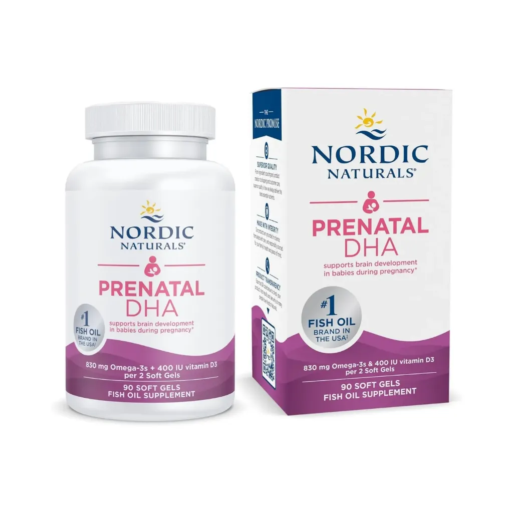 [768990017414] Nordic Naturals Dha Prenatal 830mg Con Vitamina D3 90 Soft Gels Sfn sin sabor