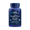Life Extension Super Omega 3 Plus: Aceite de Pescado, Krill, Sésamo, Oliva y Astaxantina, 120 cápsulas