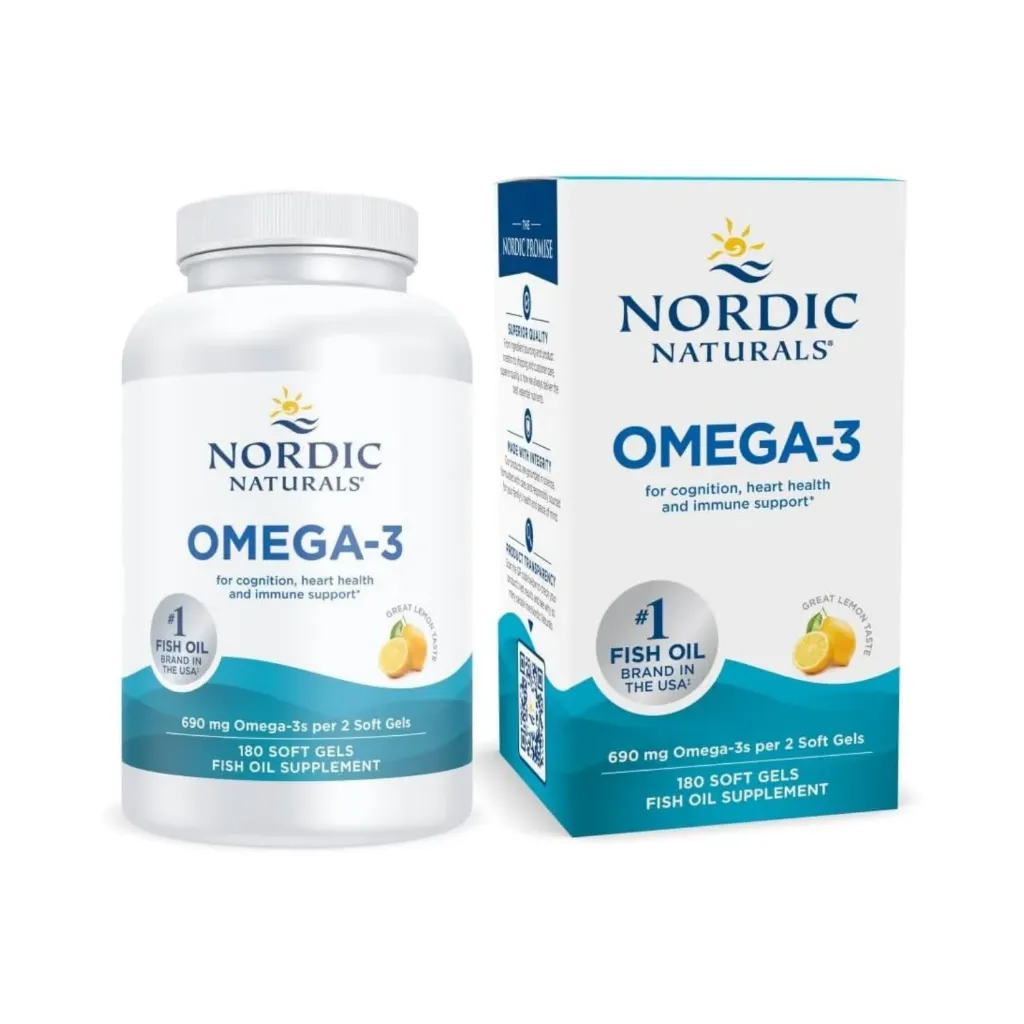 Nordic Naturals Omega-3 690MG Sabor Limon Con 180 Capsulas