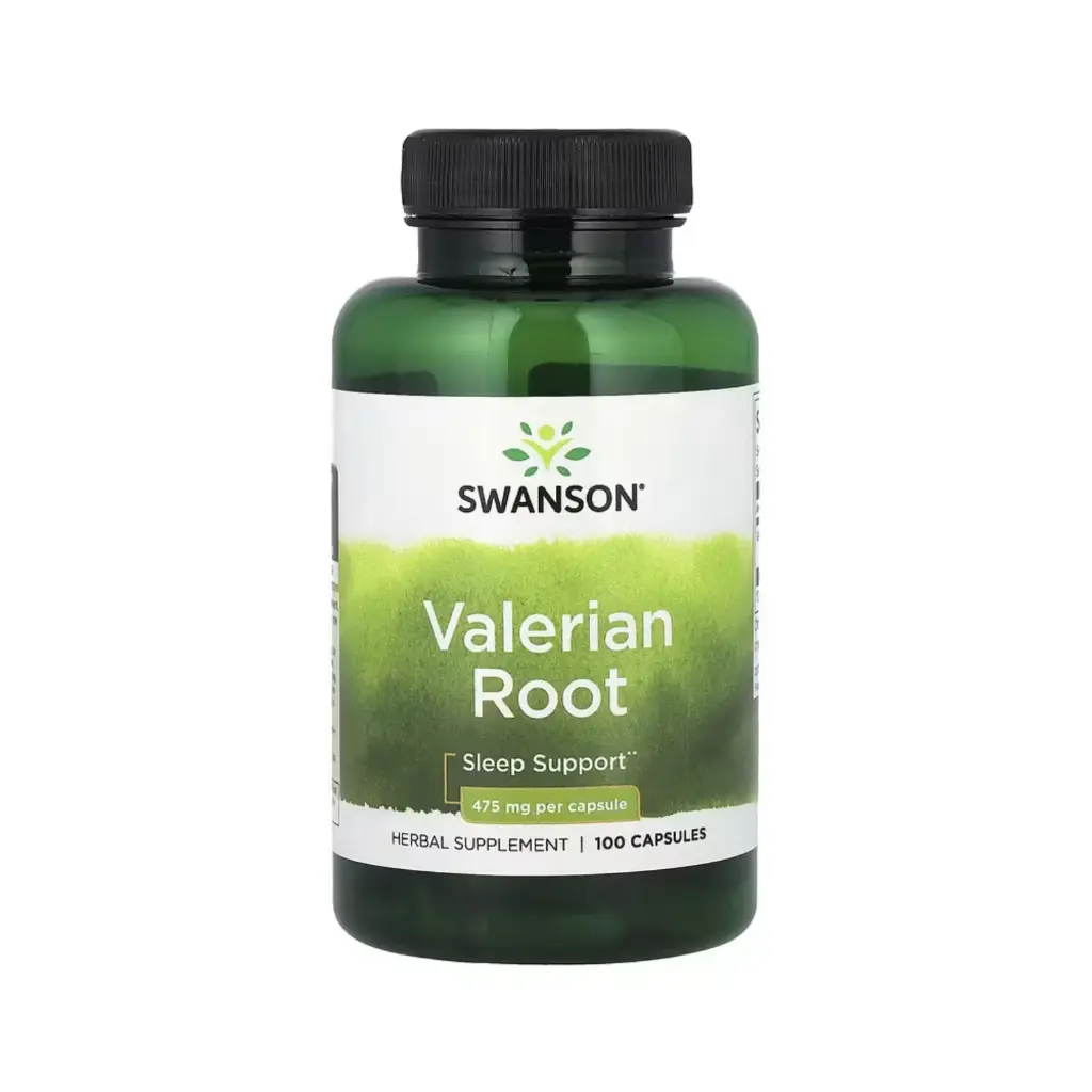 [087614015064] Swanson, Raíz De Valeriana, Refuerzo Para El Sueño 475 Mg, 100 Cápsulas 