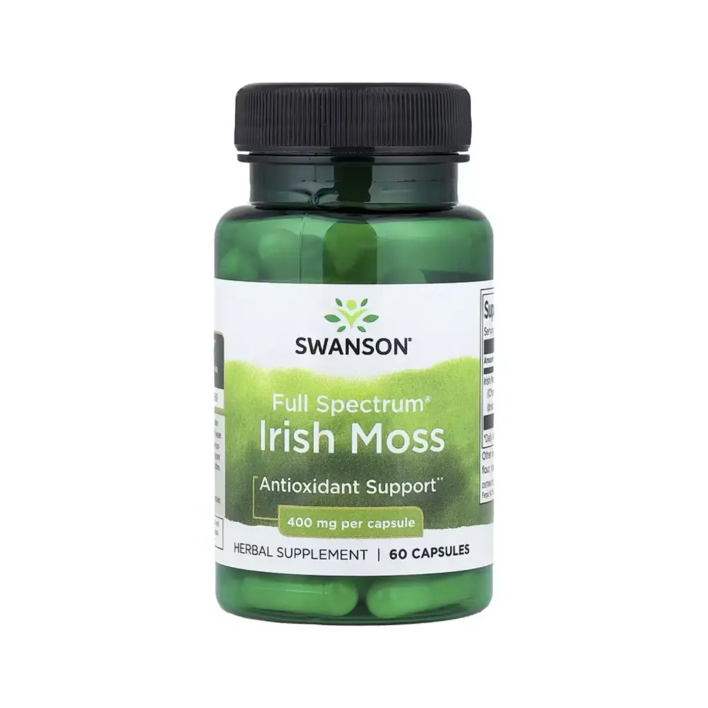 Swanson Full Spectrum, Musgo Irlandés, Protección Antioxidante 400 Mg, 60 Cápsulas