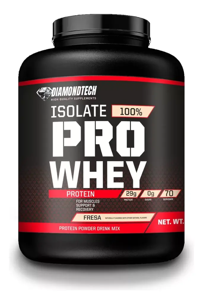 DiamondTech Proteína Isolate Pro Whey 5lbs Fresa