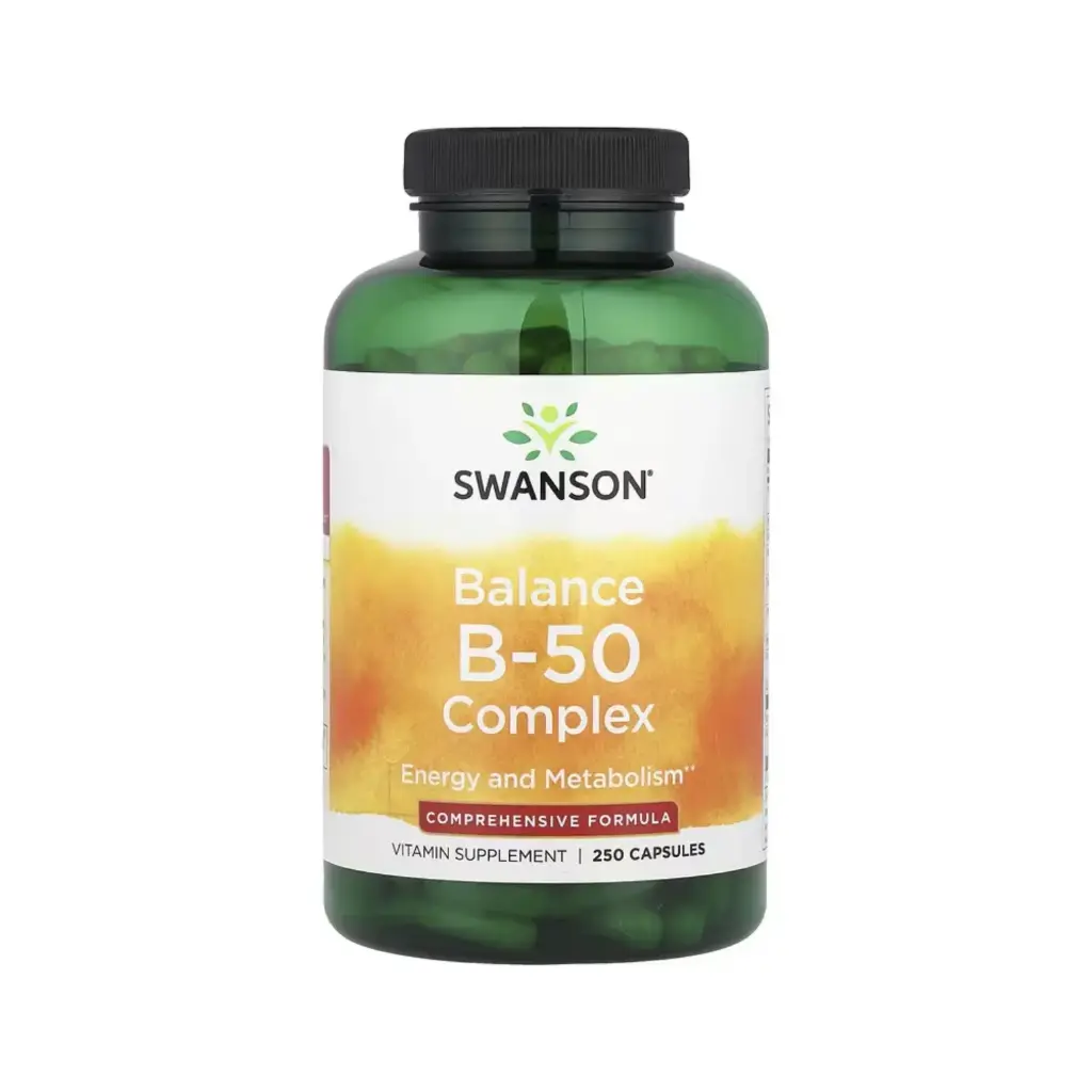 Swanson Complejo Balance B-50, Refuerzo A La Salud General De Todo El Cuerpo, 250 Cápsulas