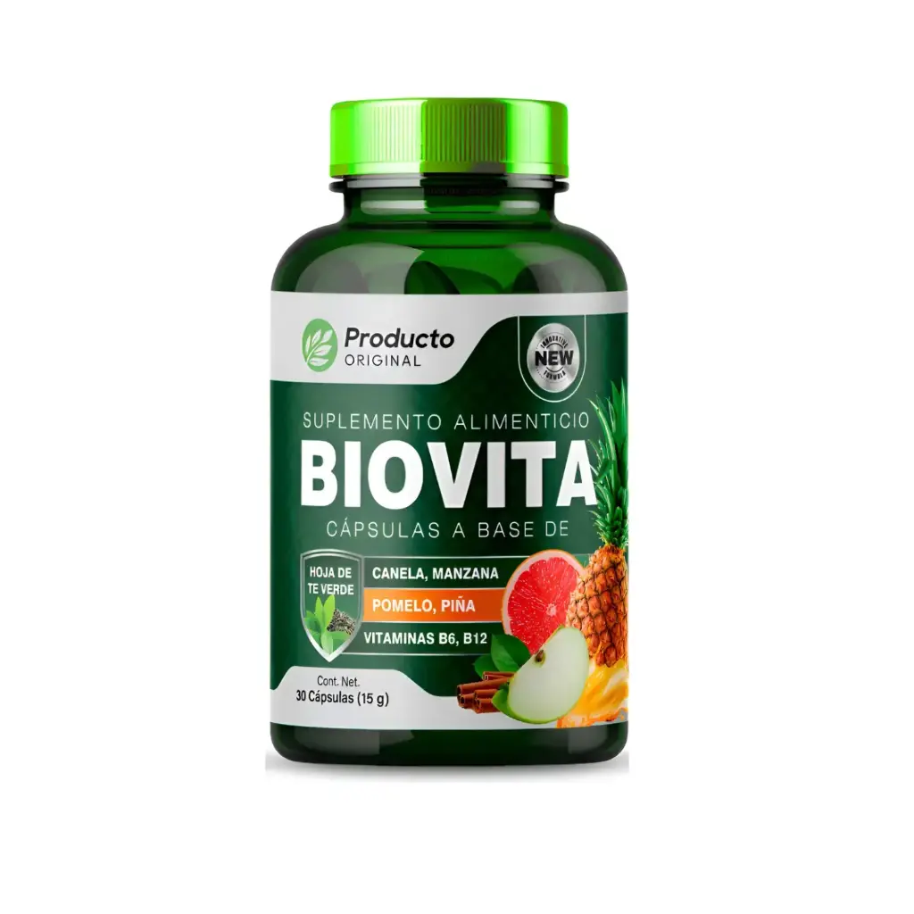 Supervits Biovita Aceleración Metabolismo Y Disminuir Ansias 30 capsulas