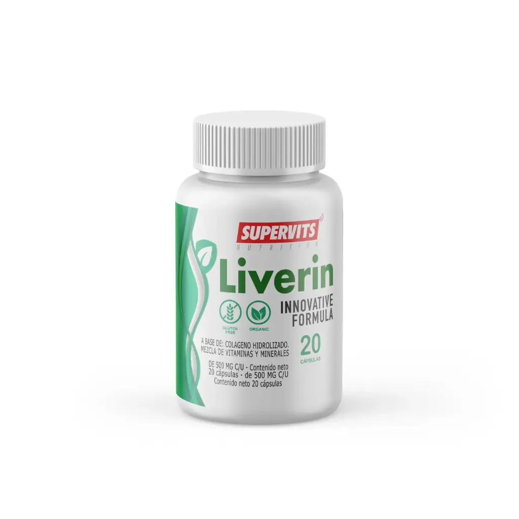 Supervits Suplemento Liverin Normalizar La Función Hepática 20 capsulas