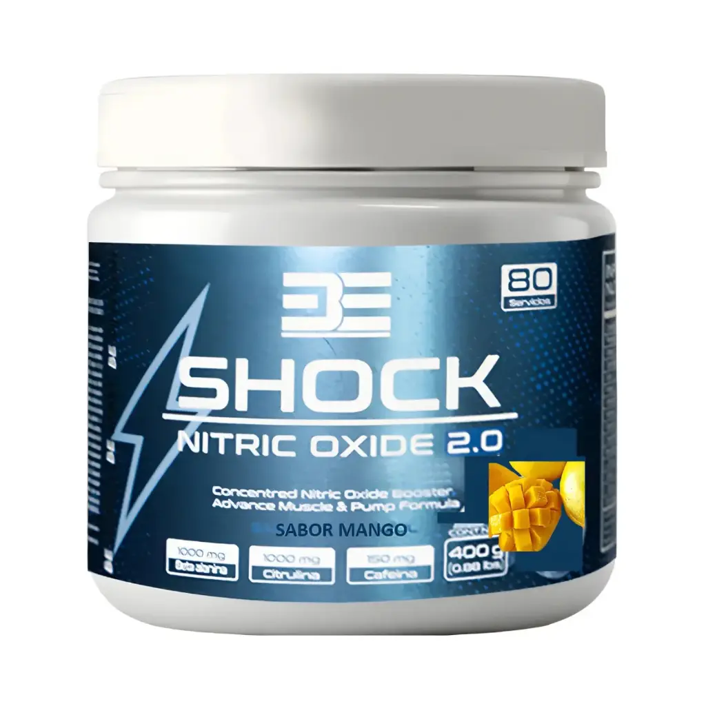 Be Supplements, Be Shock Oxido Nitrico 2.0, Más Clembuterol, 400 g, 80 Servicios, Desarrollo de Resistencia