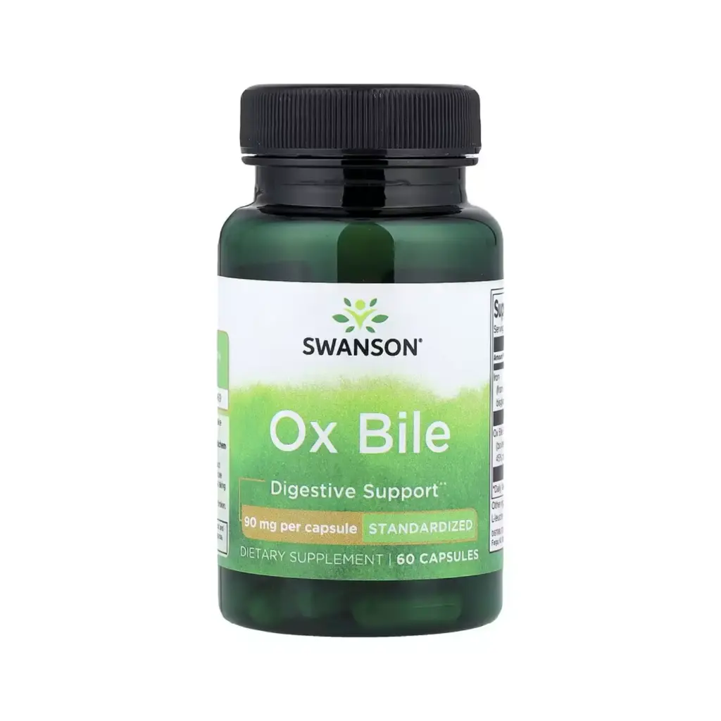 [087614117553] Swanson Bilis De Buey, Refuerzo Para El Sistema Digestivo 60 Cápsulas 