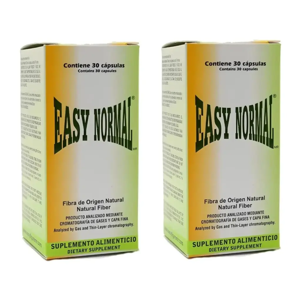 Easy Figure Easy Normal Fibra de Origen Natural 30 Cápsulas | Pack 2 Piezas