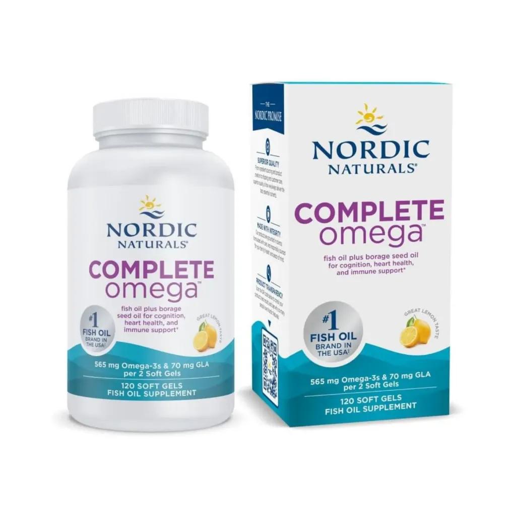 [768990027703] NORDIC NATURALS COMPLETE OMEGA 565 MG SABOR LIMÓN CON 120 SOFT GELS