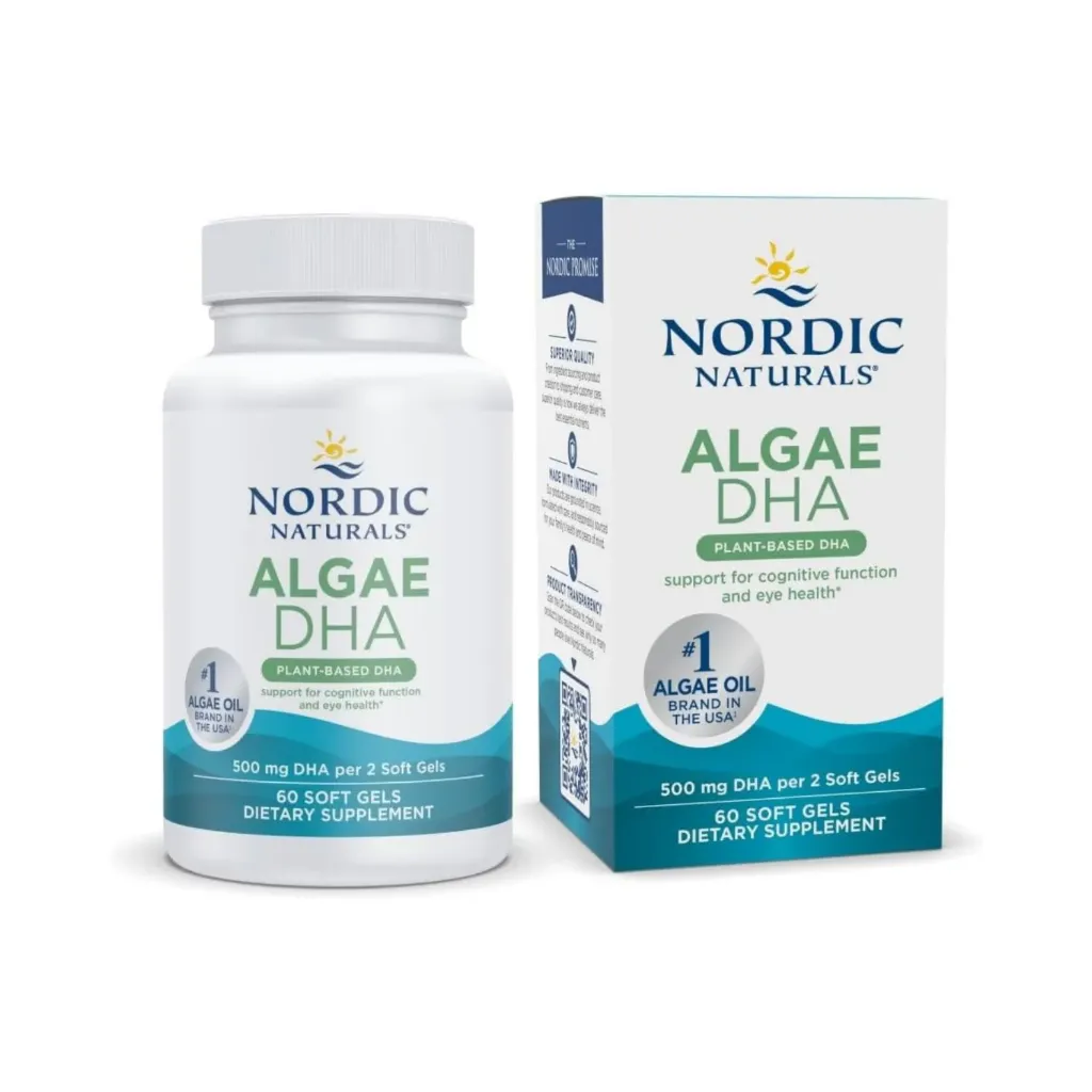 [768990016042] NORDIC NATURALS ALGAE DHA OMEGA 3 500 MG CON 60 SOFT GELS