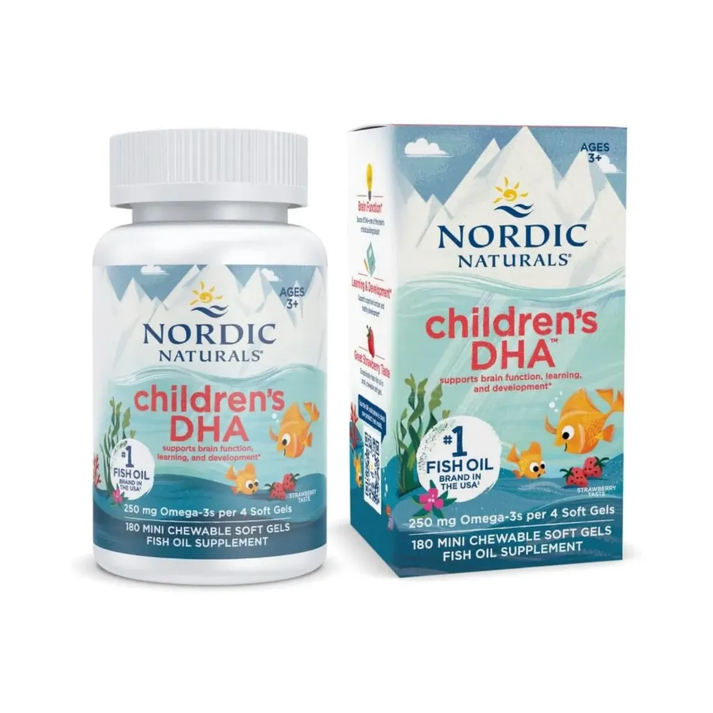 [768990017209] Nordic Naturals Children's Dha 250mg Omega 3 con 180 Mini Soft Gels Sabor fresa