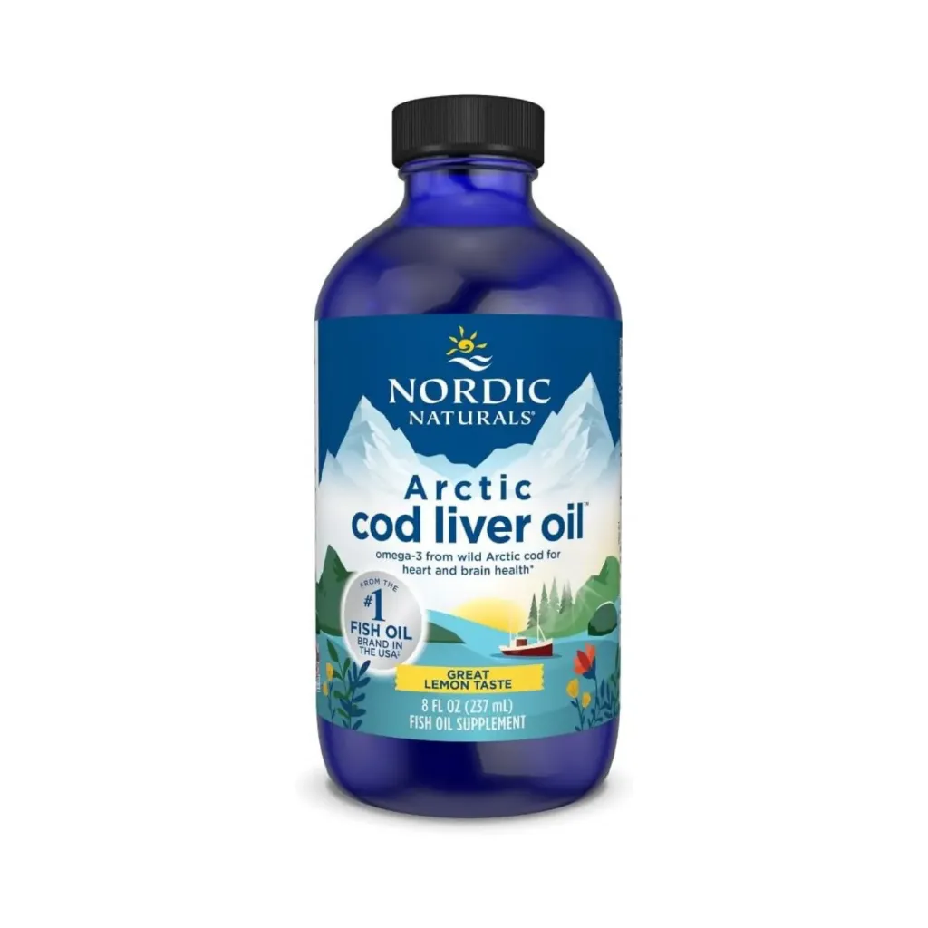 [768990587856] Nordic Naturals Arctic Cod Liver Oil Omega-3 Sabor Limon 234 mL