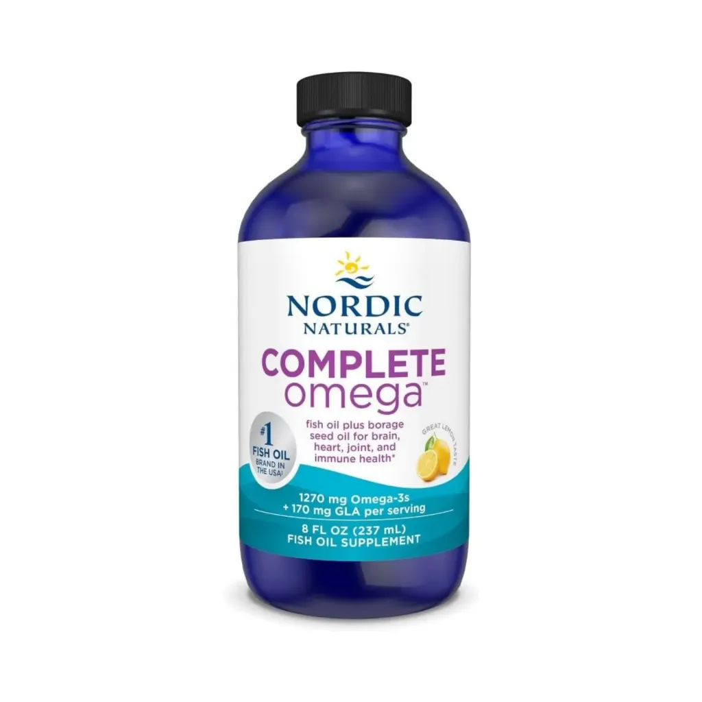 Nordic Naturals Complete Omega 1270 mg + 170 mg GLA Sabor Limon