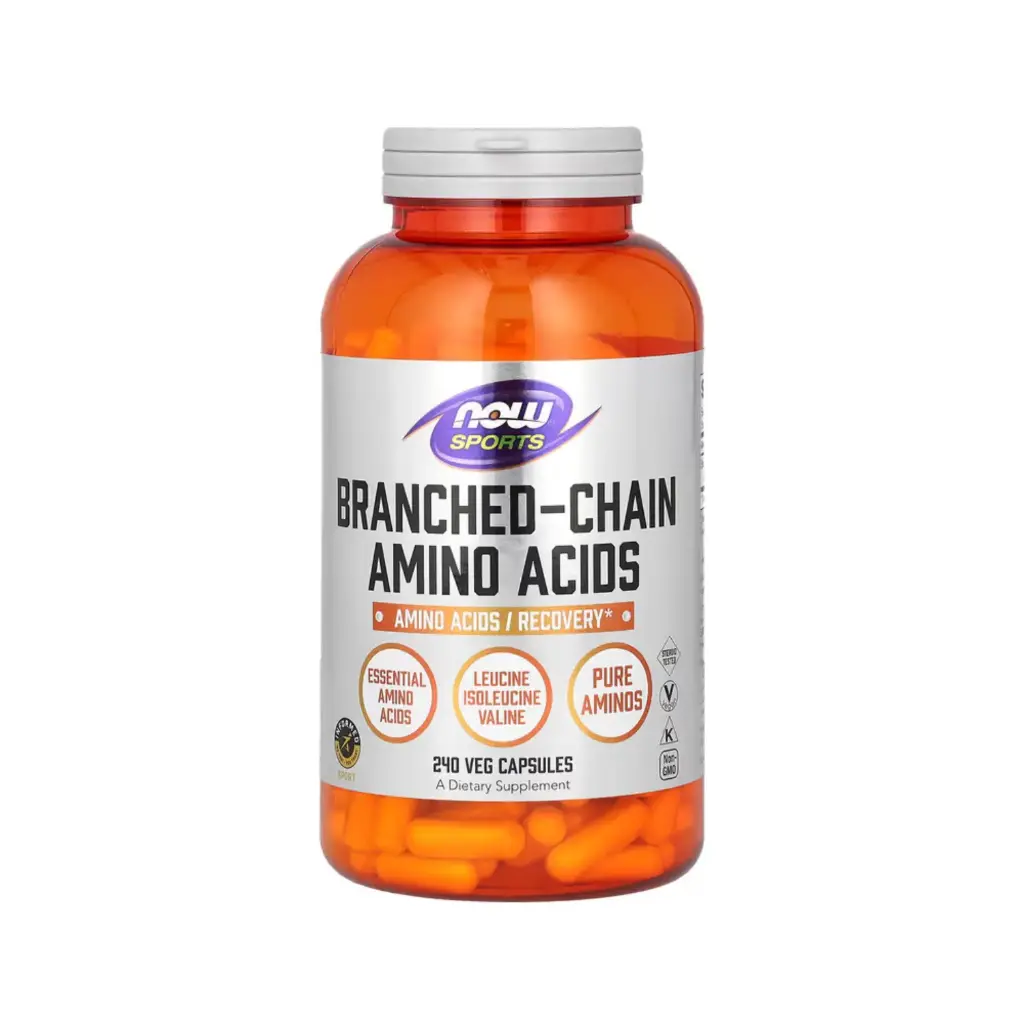 Now Foods Deportes Aminoácidos De Cadena Ramificada 240 Cápsulas