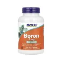 Now Foods Boron 3 Mg, Refuerzo Para La Salud Ósea 250 Cápsulas Vegetales