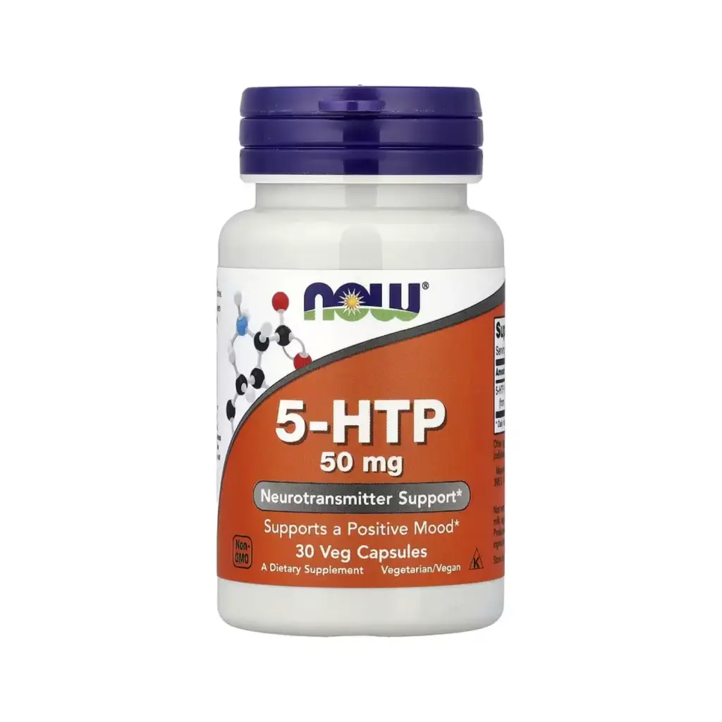 [733739000972] Now Foods 5-HTP 50 Mg, Refuerzo Para Los Neurotransmisores 30 Cápsulas Vegetales