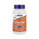 Now Foods L-Lisina 500 Mg, Favorece La Síntesis Del Colágeno Y Función Inmunitaria Saludable 100 Tabletas