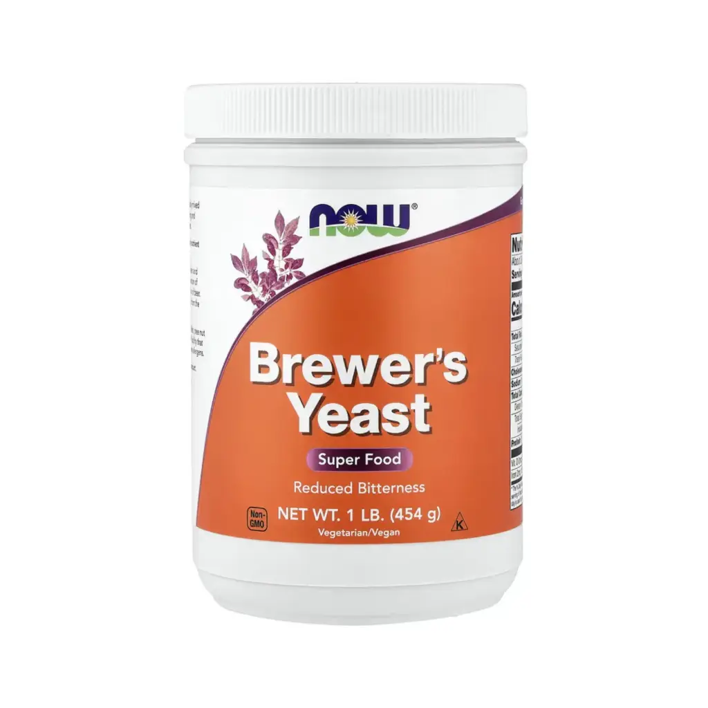 Now Foods Levadura De Cerveza Con Menos Sabor Amargo 454 G (1 Lb)