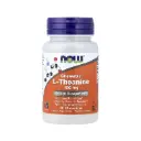 Now Foods, L-Teanina 100 mg Con Inositol Y Taurina, Promueve La Relajación Y Función Vascular Saludable 90 Tabletas Masticables