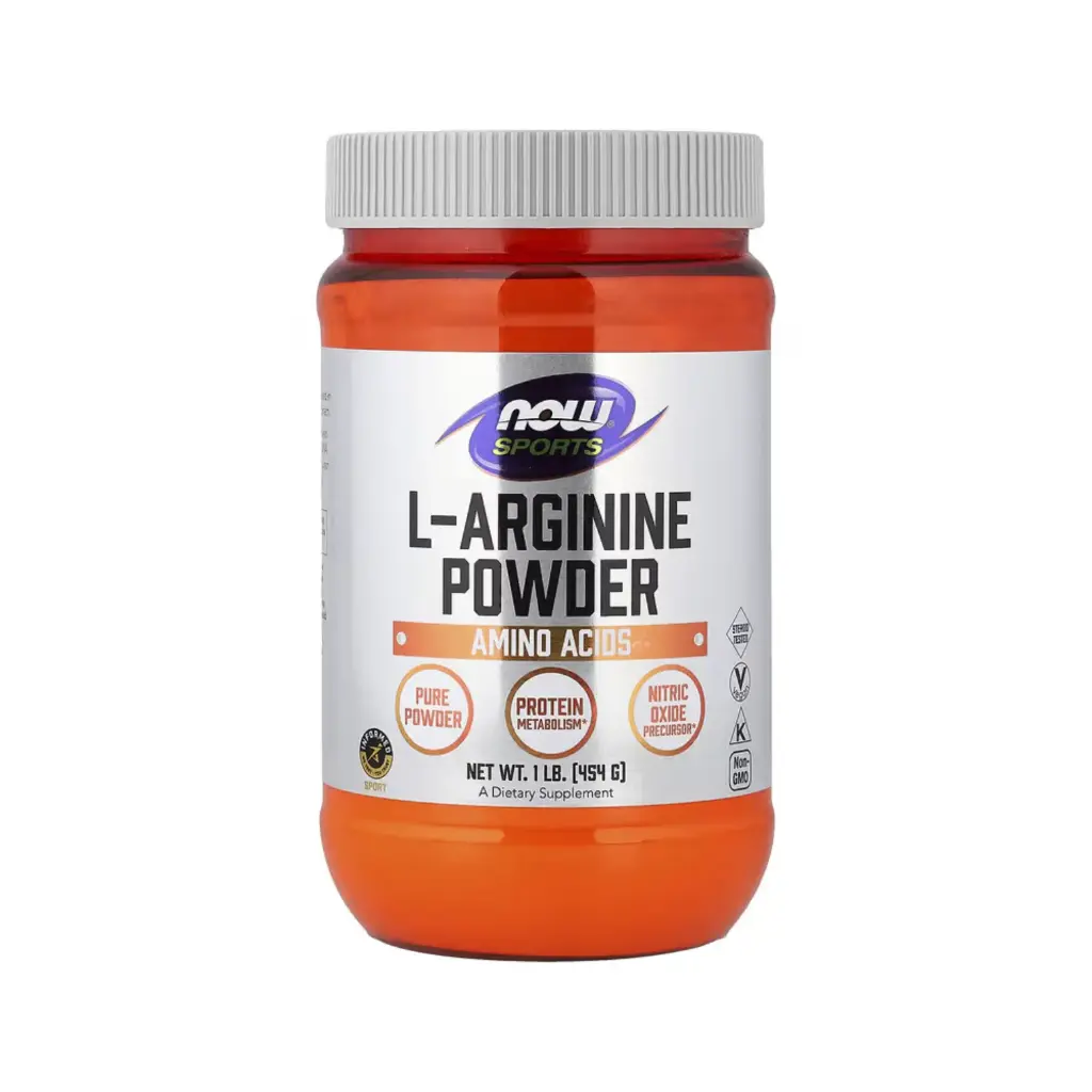 [733739002105] Now Foods Polvo De L-Arginina, Metabolismo De Las Proteínas Y Precursor Del Óxido Nítrico 1 Lb (454 G)
