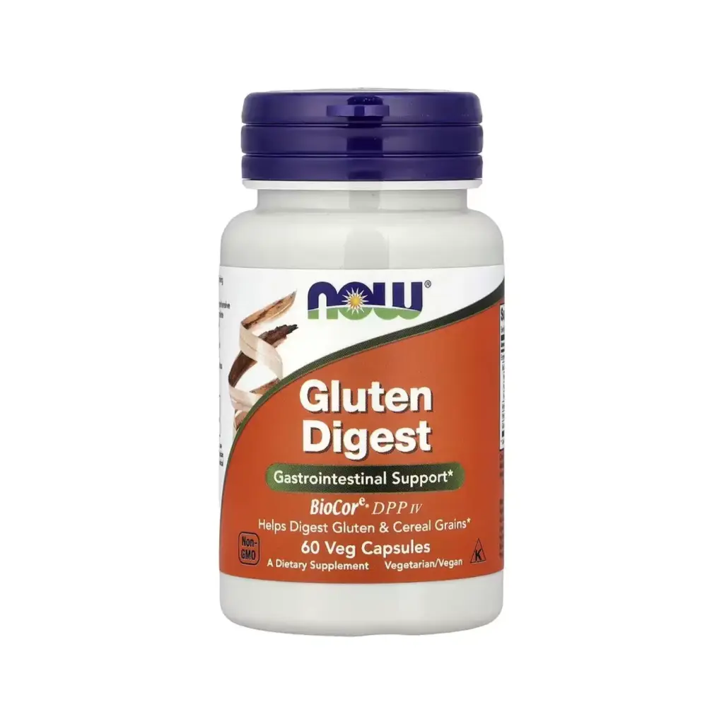 [733739029591] Now Foods Gluten Digest Refuerzo Gastrointestinal, 60 Cápsulas Vegetales