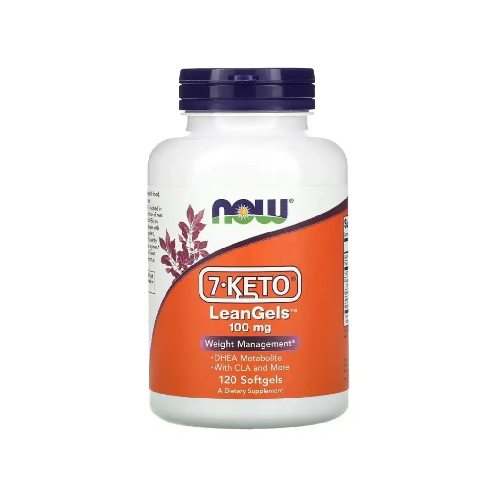 [733739030245] Now Foods 7-Keto Leangels Control De Peso 100Mg 120 Capsulas De Gel