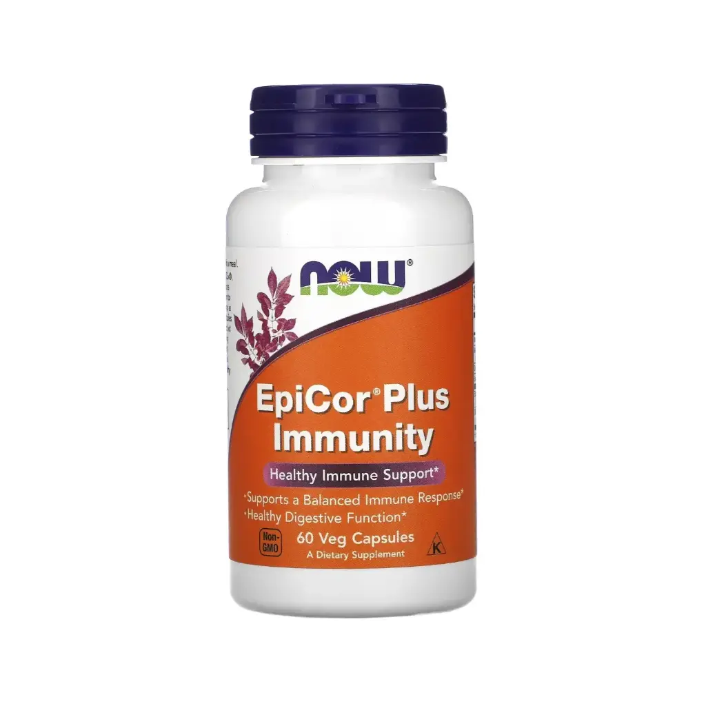 [733739030375] Now Foods Epicor Plus Immunity, Refuerzo Para Un Sistema Inmunitario Saludable, Función Digestiva Saludable 60 Capsulas Vegetales 