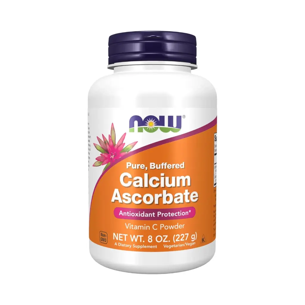 [733739007520] Now Foods Ascorbato De Calcio Puro, Polvo De Vitamina C, Protección Antioxidante 227 G (8 Onzas)