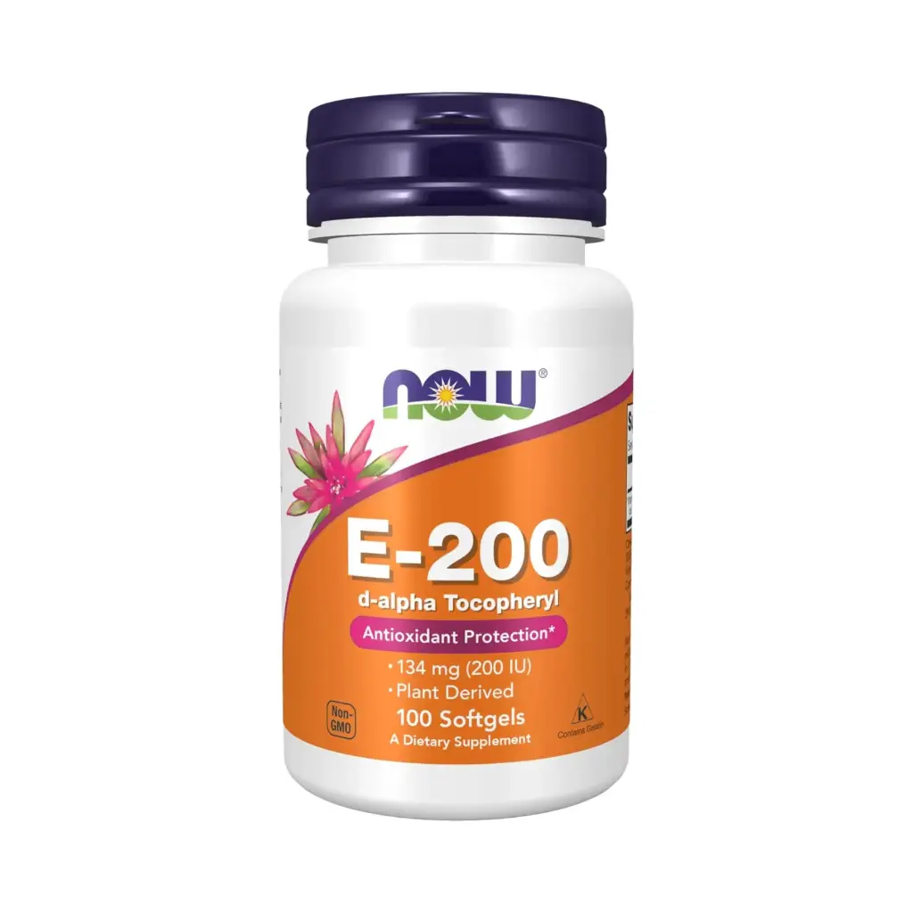 [733739008251] Now Foods E-200 134 Mg (200 UI), Protección Antioxidante 100 Cápsulas Blandas